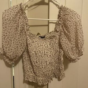 Floral crop top